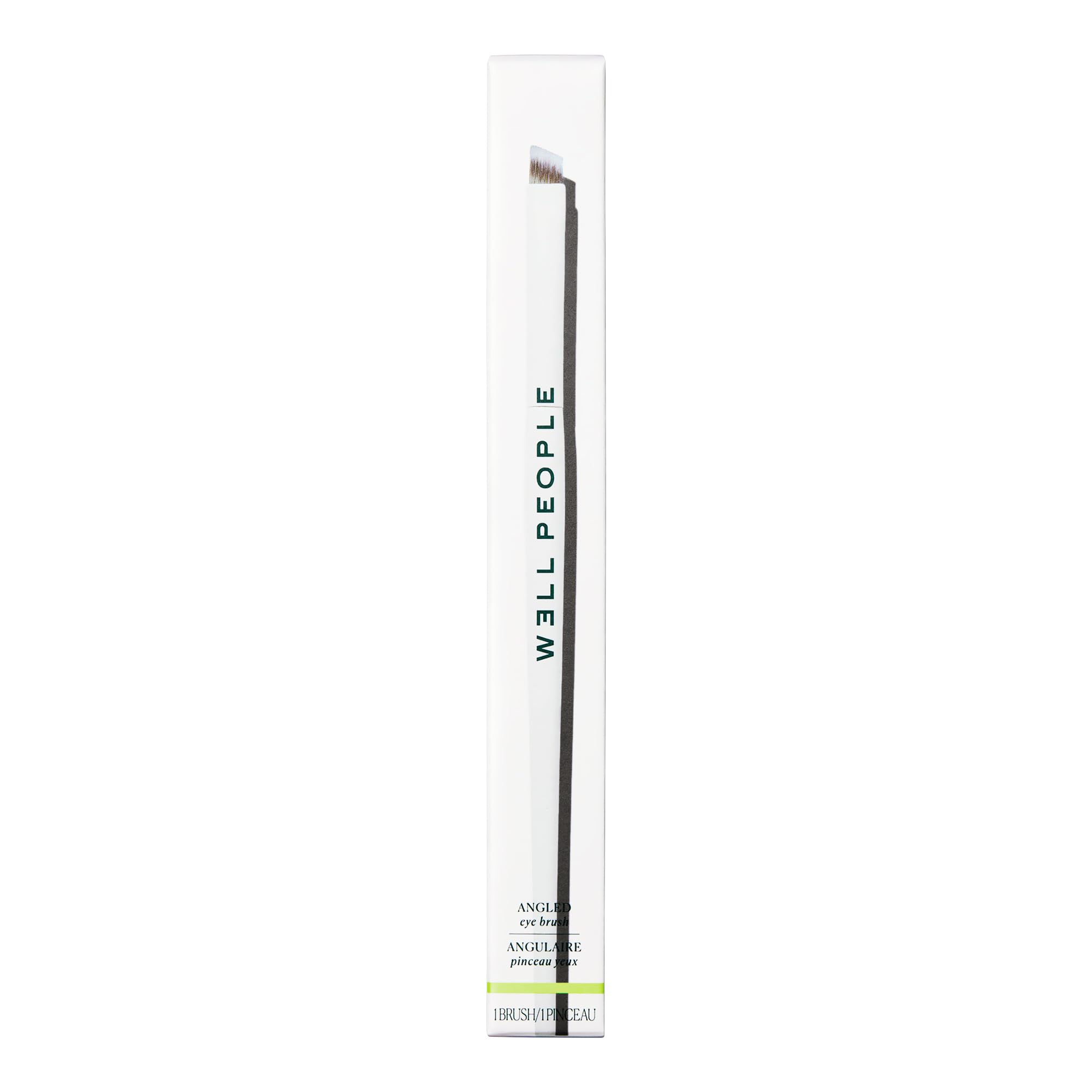 Well People Angled Eye Brush, Flat, Tapered Brush for Defining Brows and Lining Your Lash Lines, Made with Cruelty-Free Bristles - Image 6