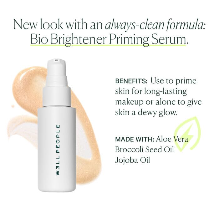 Well People Bio Brightener Priming Serum, Nourishing Primer For Long-Lasting Makeup & A Healthy Glow, Brightens & Soothes Skin, Vegan & Cruelty-free - Image 3
