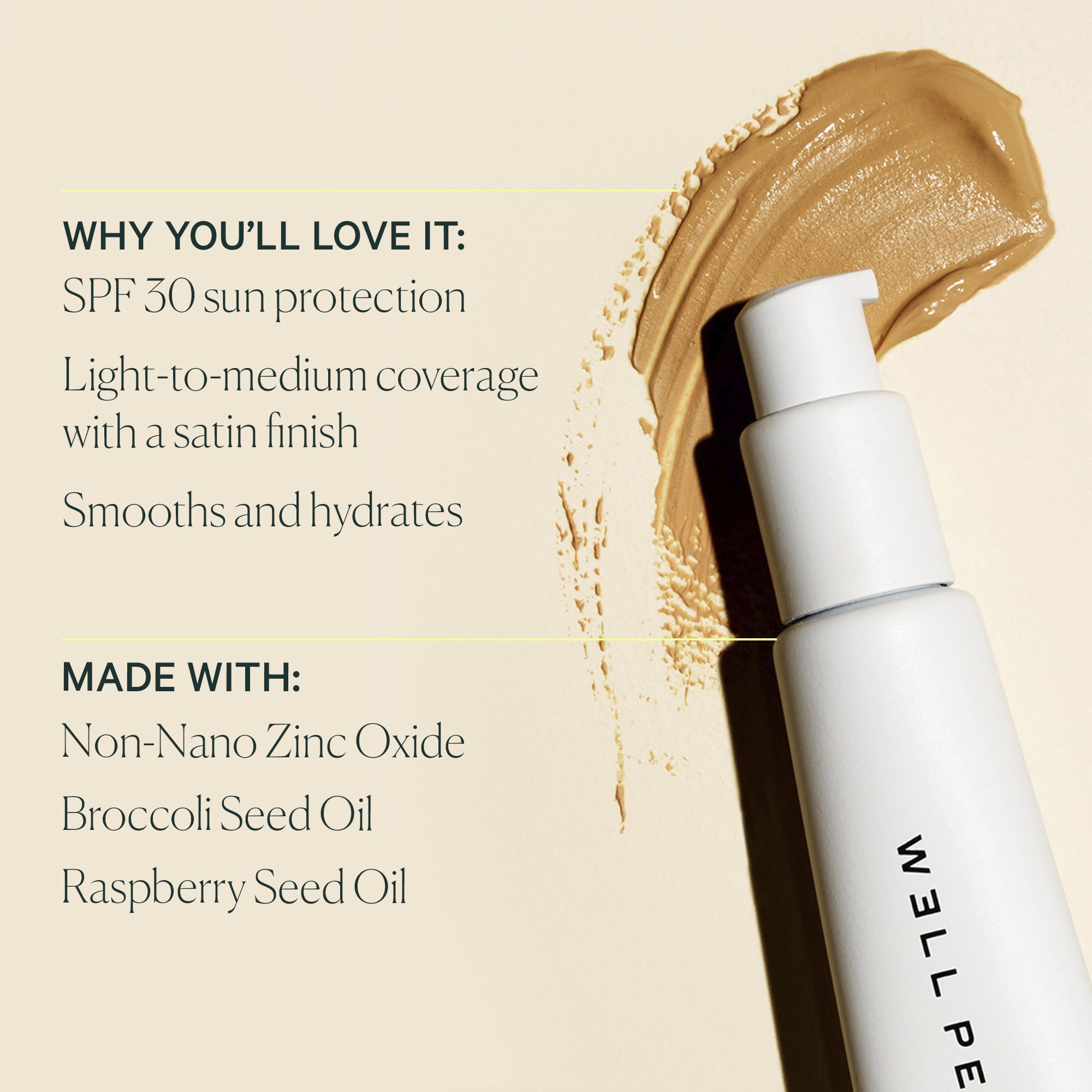 Well People Bio Tint SPF 30 Tinted Moisturizer, Skin-perfecting Moisturizer, Smoothes Imperfections & Moisturizes Skin, Vegan & Cruelty-free, 4W - Image 4