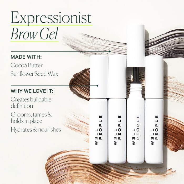 Well People Expressionist Brow Gel, Conditioning Gel For Thickening & Filling In Brows, Creates Fuller-looking Brows, Vegan & Cruelty-free, Warm Brown - Image 3