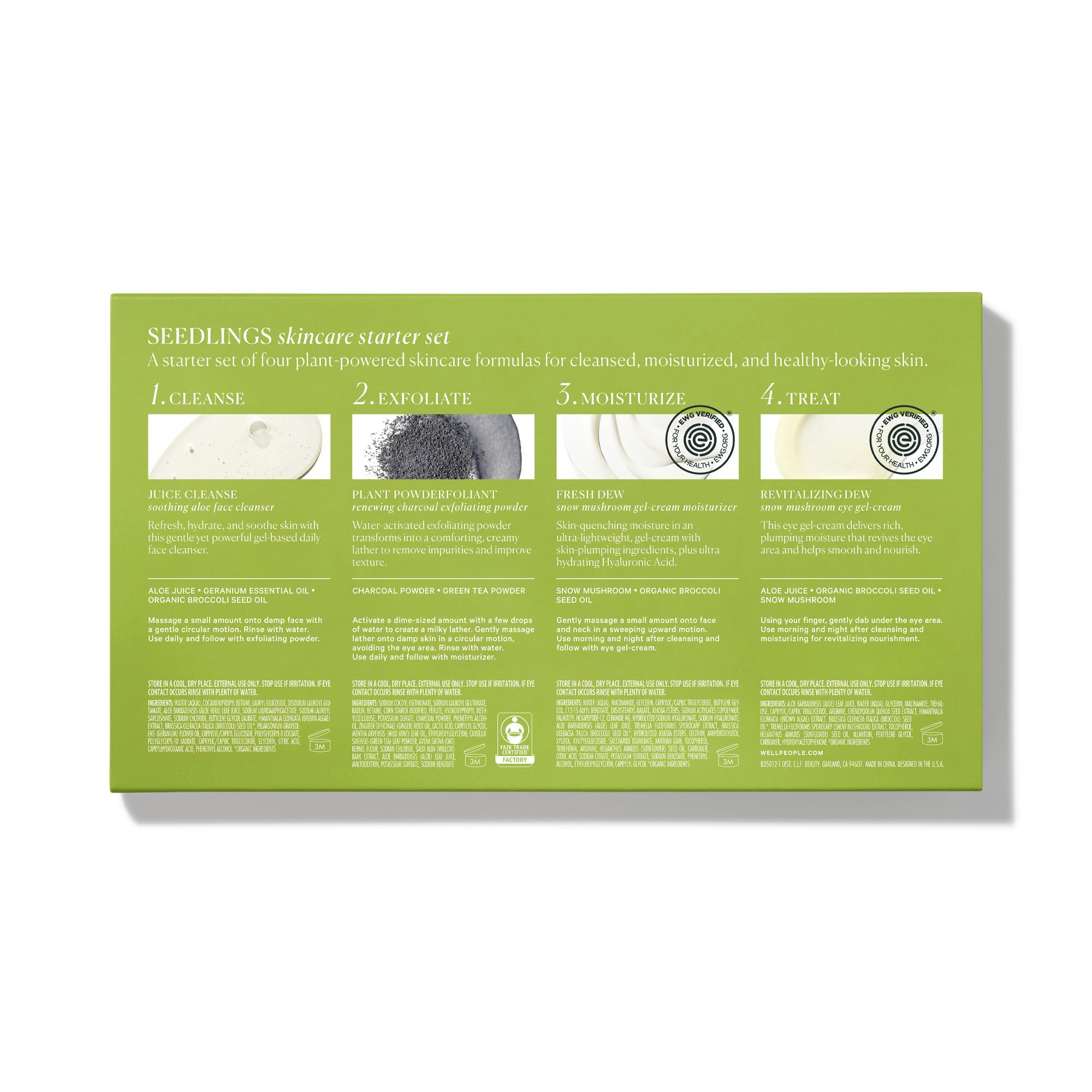 Well People Plant Power Skincare Starter Mini Set, Step-by-Step Skincare Kit For Cleansing, Hydrating, Exfoliating & Nourishing, Vegan & Cruelty-free - Image 9