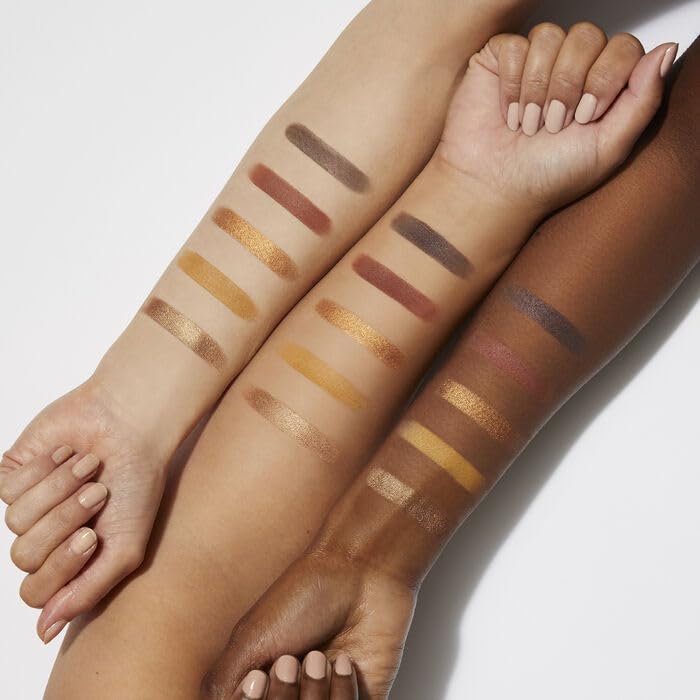 Well People Power Palette Eyeshadow, Five Long-wear, Hyper-pigmented Matte & Shimmer Shades For Intense Color, Vegan & Cruelty-free, Sepia - Image 3