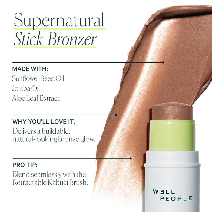 Well People Supernatural Stick Bronzer, Multi-use Hydrating Bronzer Stick For Glowing Skin, Hydrating Formula, Vegan & Cruelty-free, Neutral Tan - Image 3