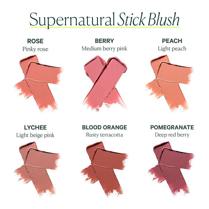 Well People Supernatural Stick Multi-Use Blush, Creamy, Hydrating Blush Stick For A Pop Of Color, Use For Cheeks & Lips, Vegan & Cruelty-free, Lychee - Image 4