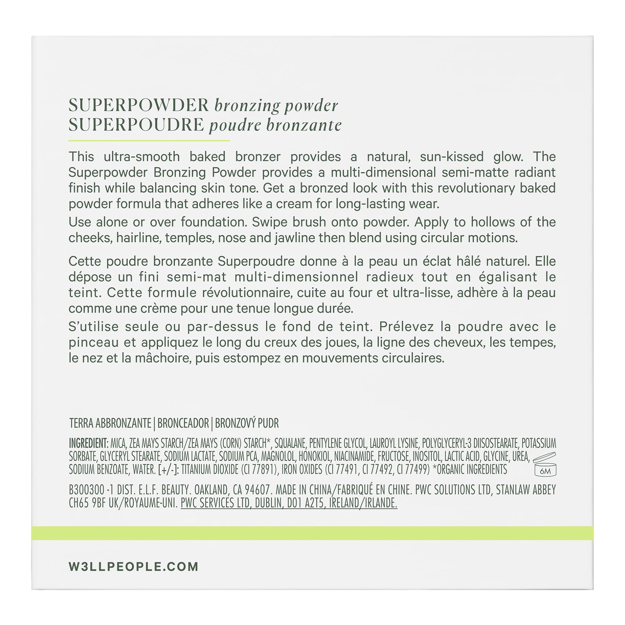 Well People Superpowder Bronzing Powder, Hydrating Baked Bronzing Powder For A Natural Glow, Semi-matte Finish, Vegan & Cruelty-free, Golden Hour - Image 6